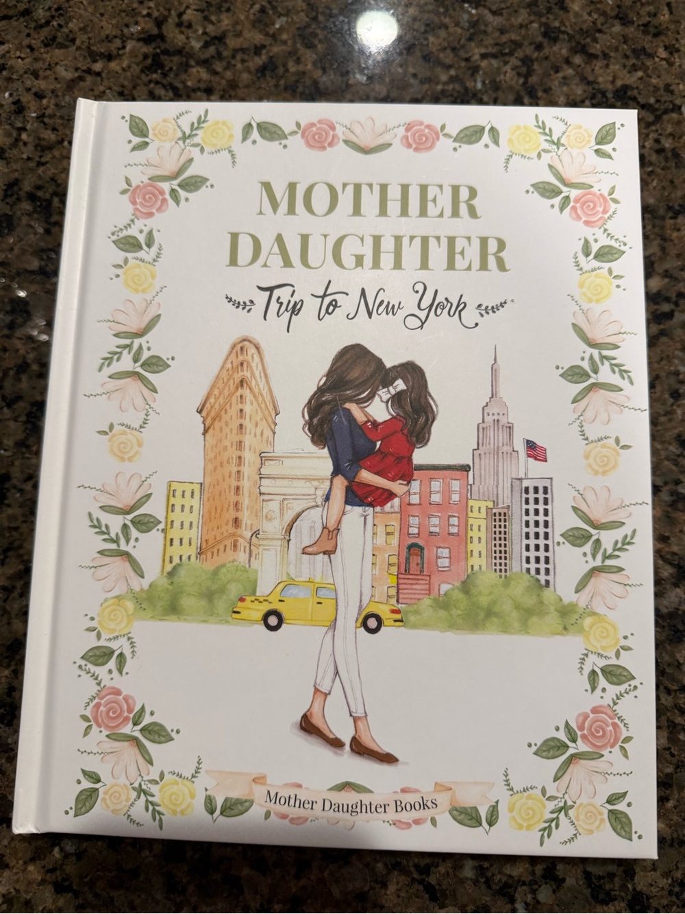 Mother Daughter Trip to New York Hardcover Keepsake Book